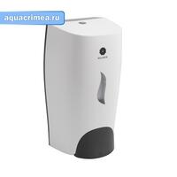 Дозатор жидкого мыла с регулировкой объёма подачи жидкости, пластик АБС, БЕЛЫЙ, 1000 мл